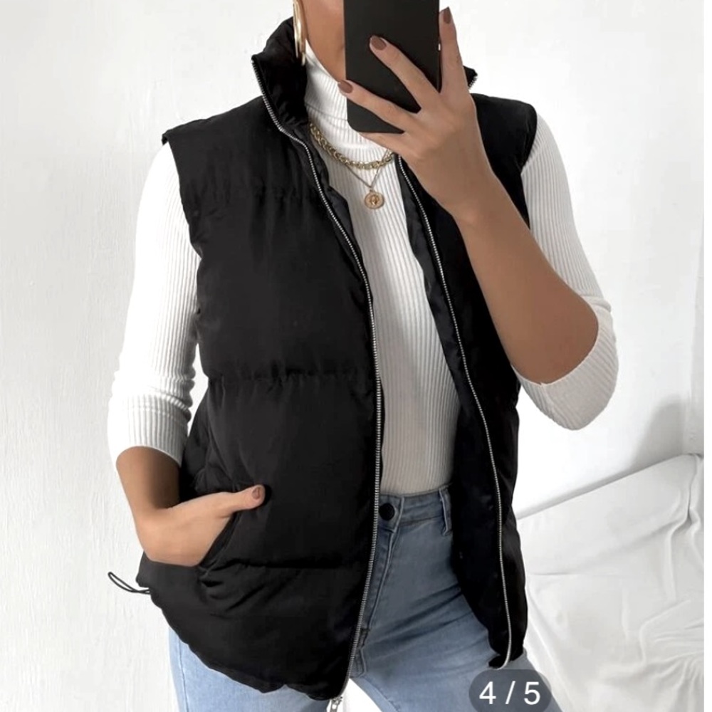 puffer vest coat